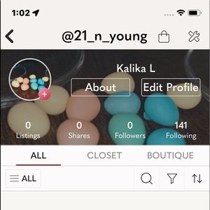 New account will be selling on there not here